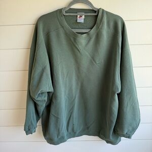 Vintage 90s Nike forest green pullover-xl